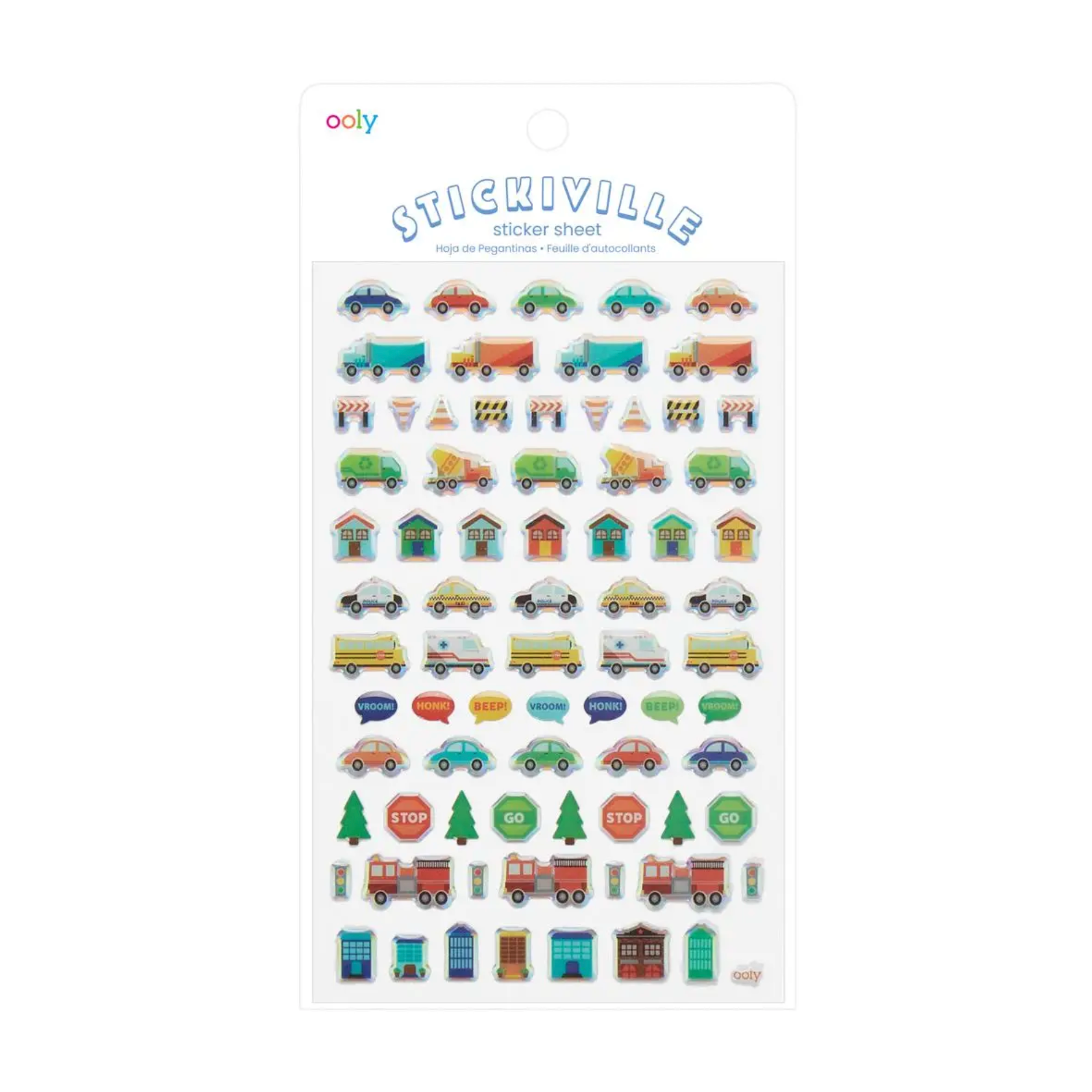 Working Wheels Itsy Bitsy Stickers