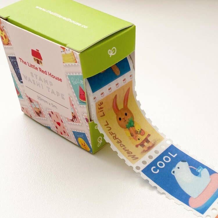 Animal with Food Stamp Washi Tape