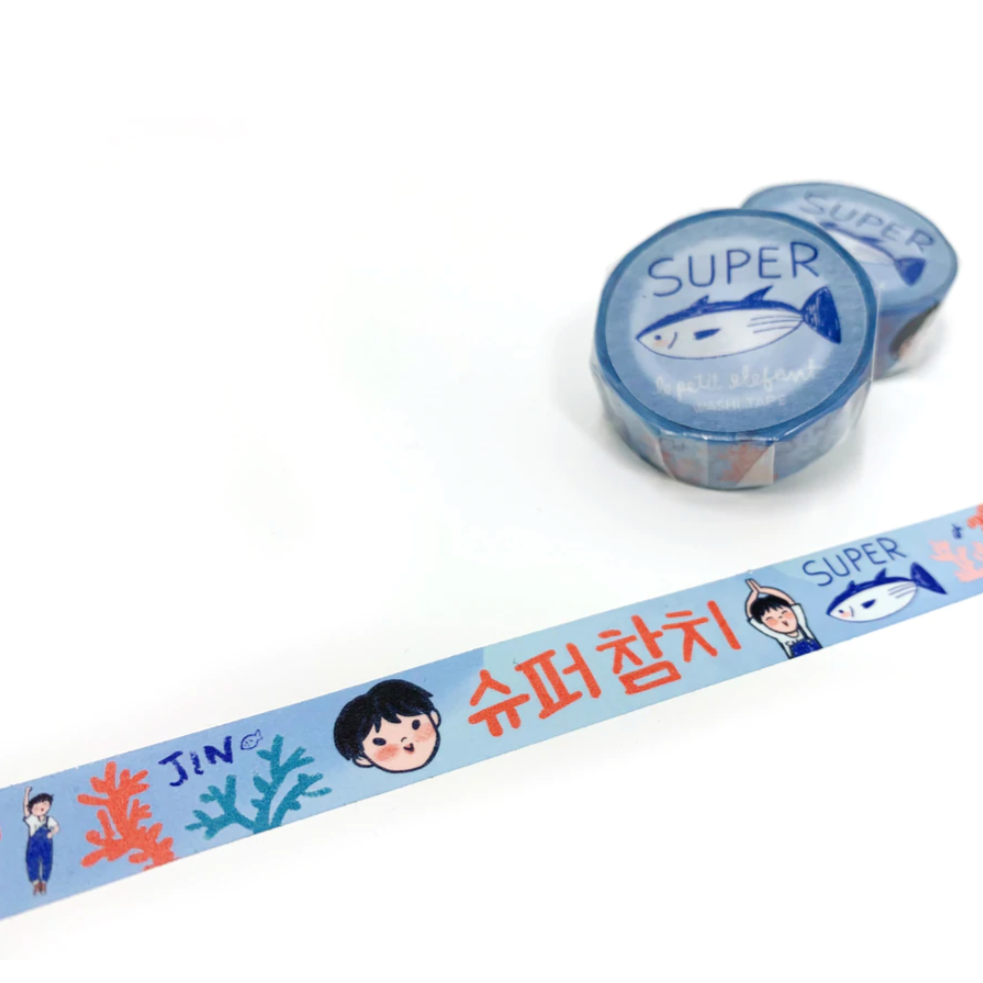 BTS Jin Super Tuna Washi Tape