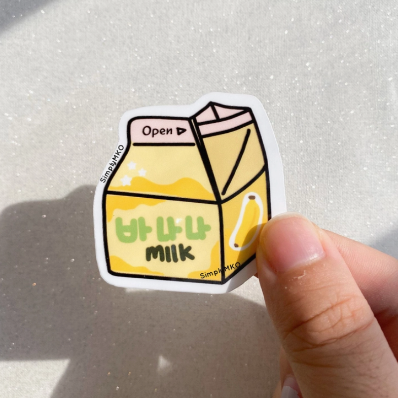 Banana Milk Sticker