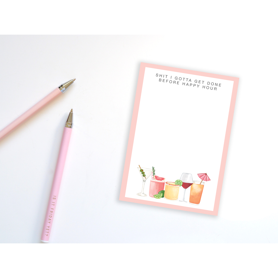 Before Happy Hour Notepad
