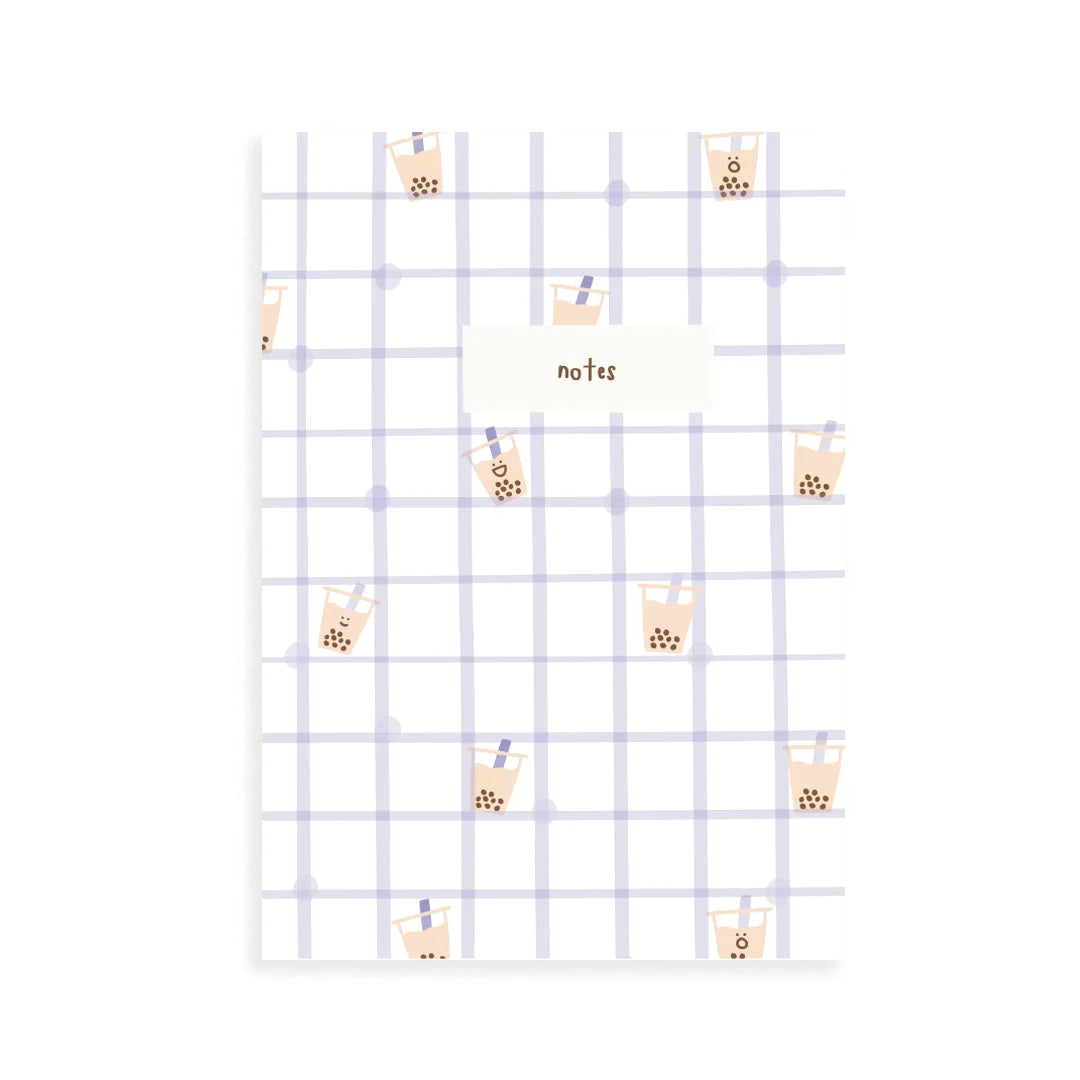 Boba Purple Picnic Pocket Notebook