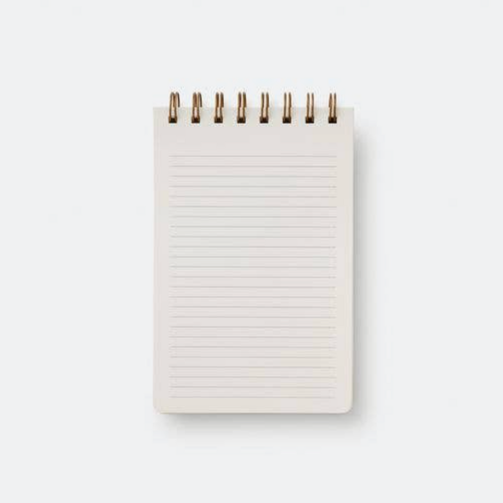 Bon Voyage Top Spiral Small Notebook