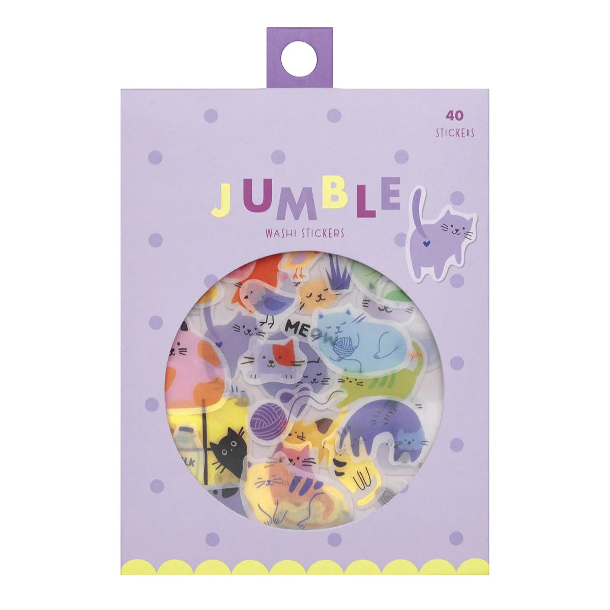 Cats Jumble Washi Stickers