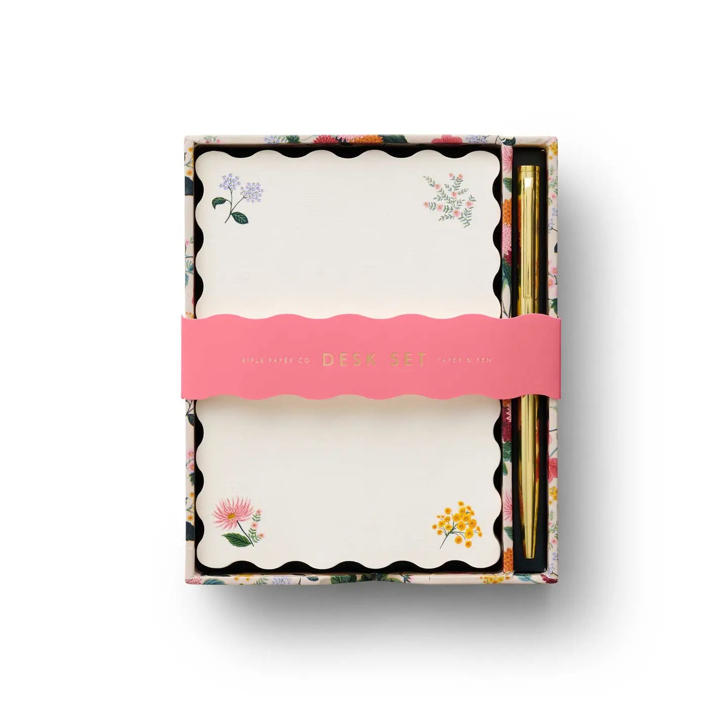 Dahlia Note Writing Paper and Pen Set