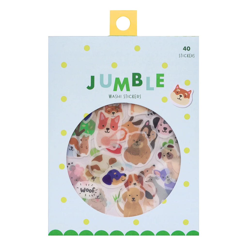 Dogs Jumble Washi Stickers