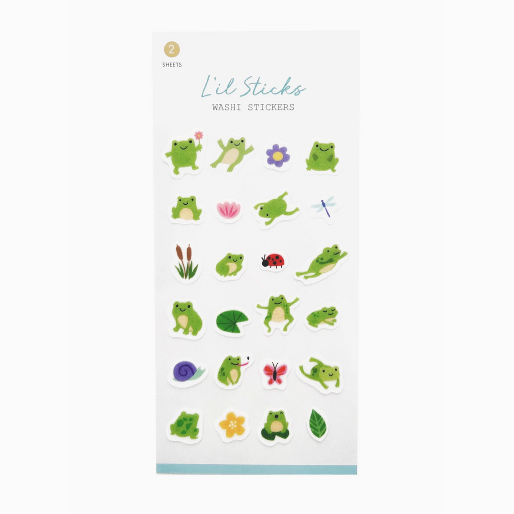 Frogs Washi Stickers