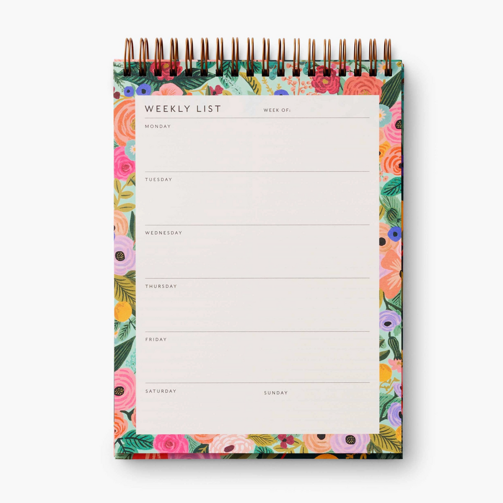 Garden Party Desktop Weekly Planner