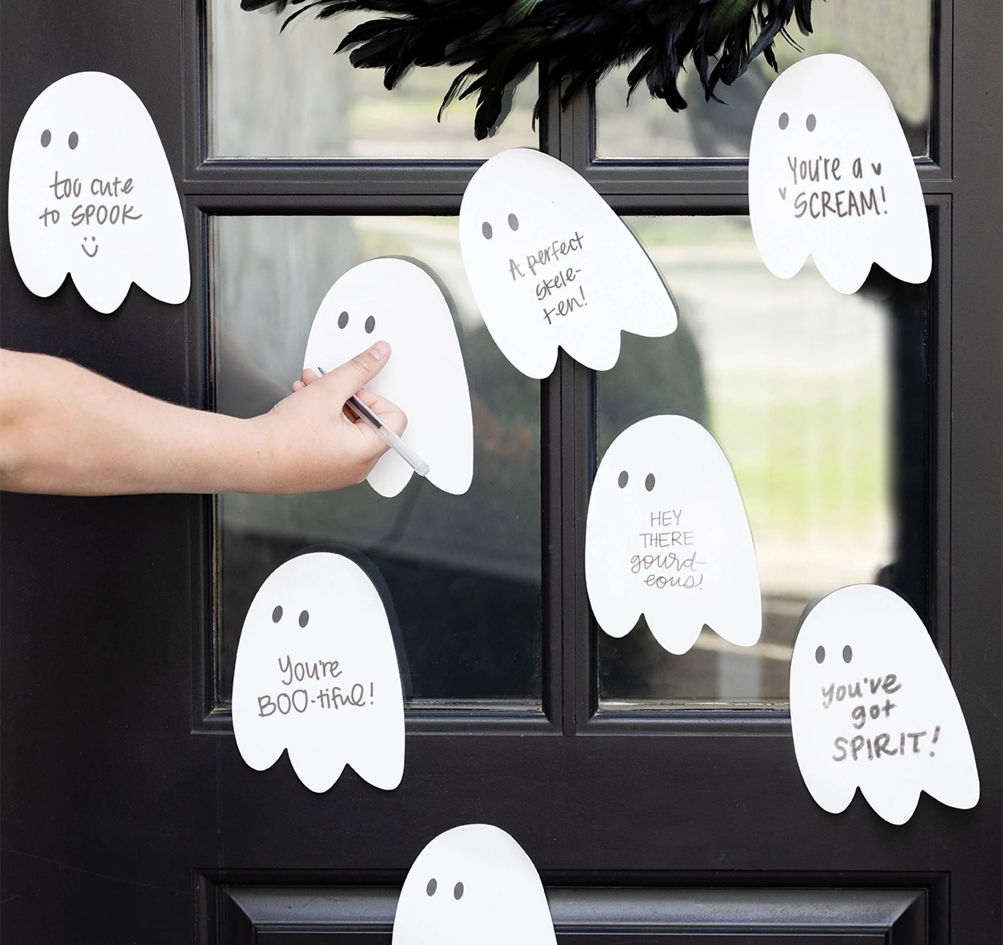 Ghost Shaped Jumbo Sticky Notes