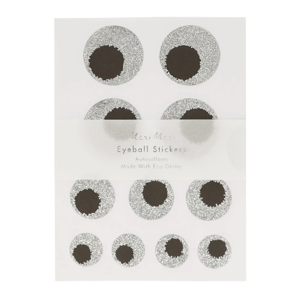 Halloween Eyeball Glitter Stickers