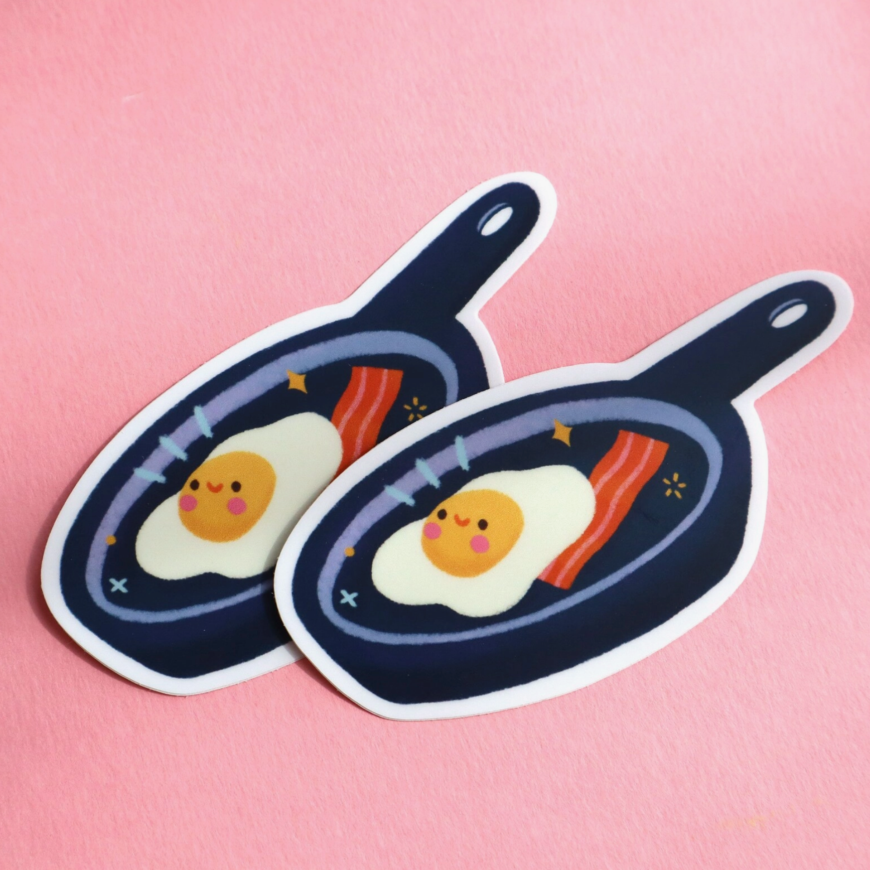 Happy Egg Frying Pan Sticker