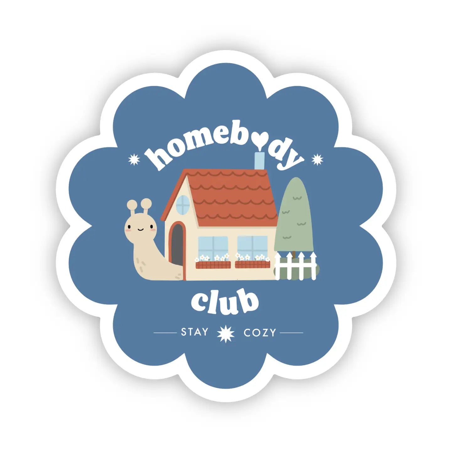 Homebody Club Sticker