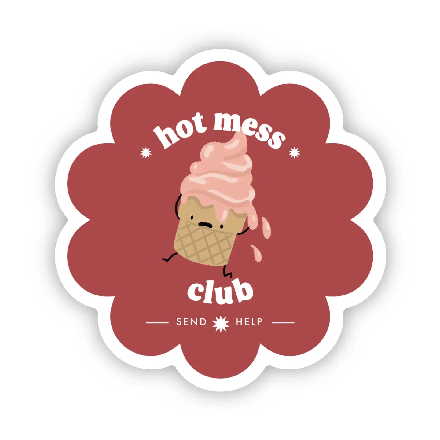 Hot Mess Club Sticker