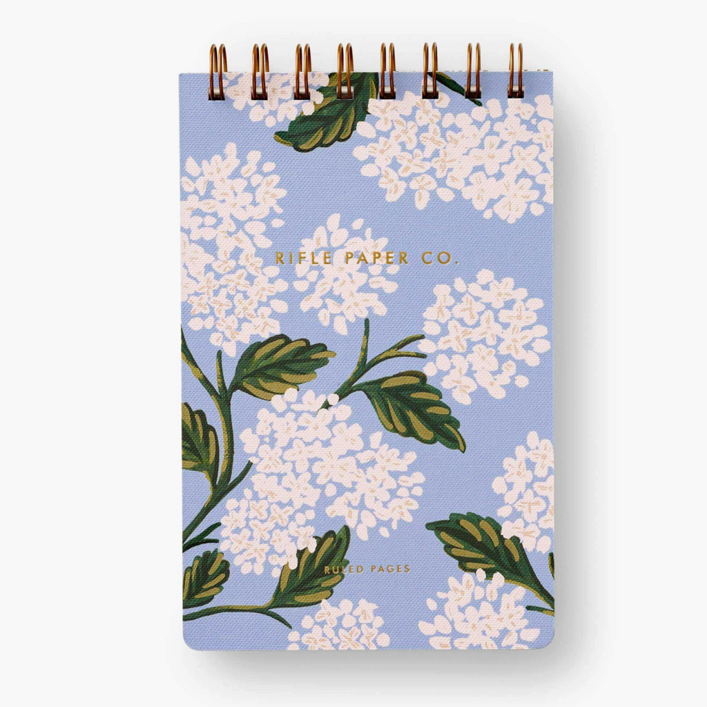 Hydrangea Top Spiral Small Notebook