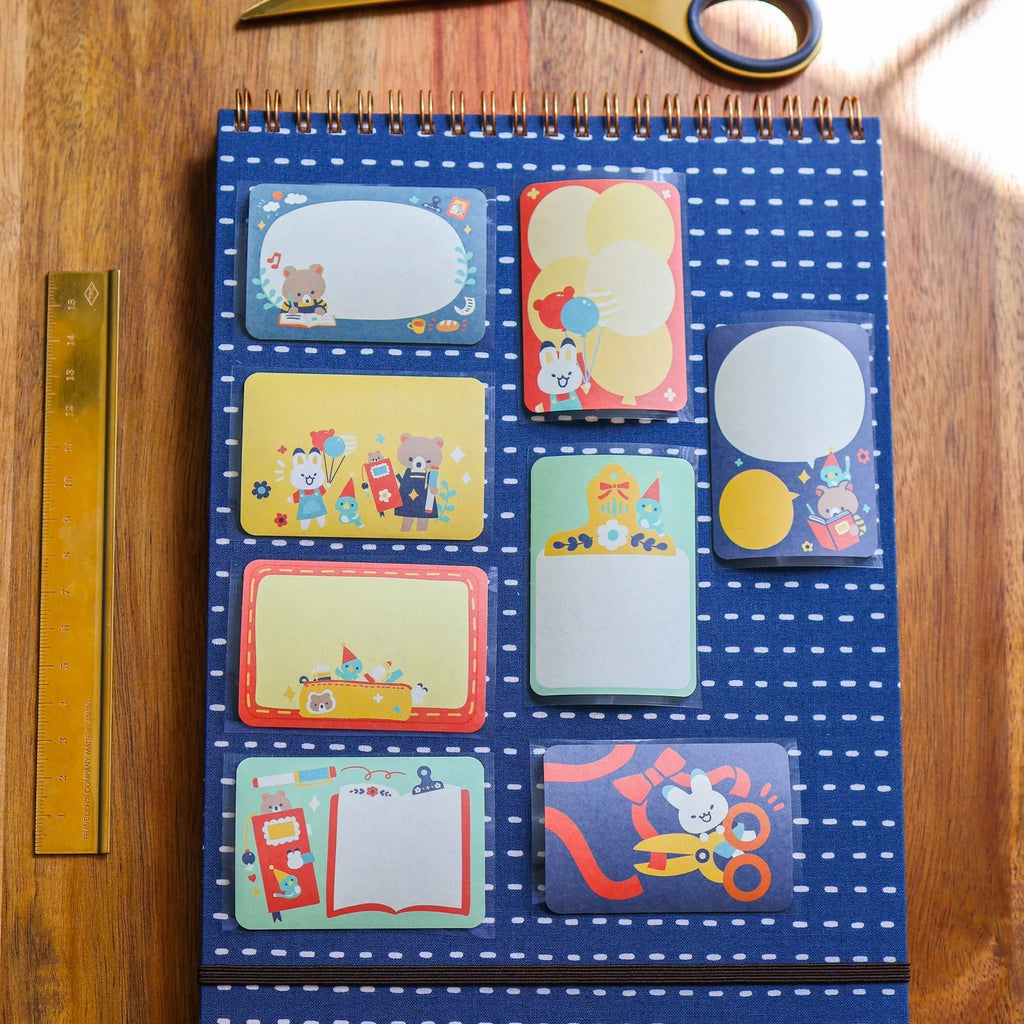 Journal and Craft Animals Paper Roll Labels