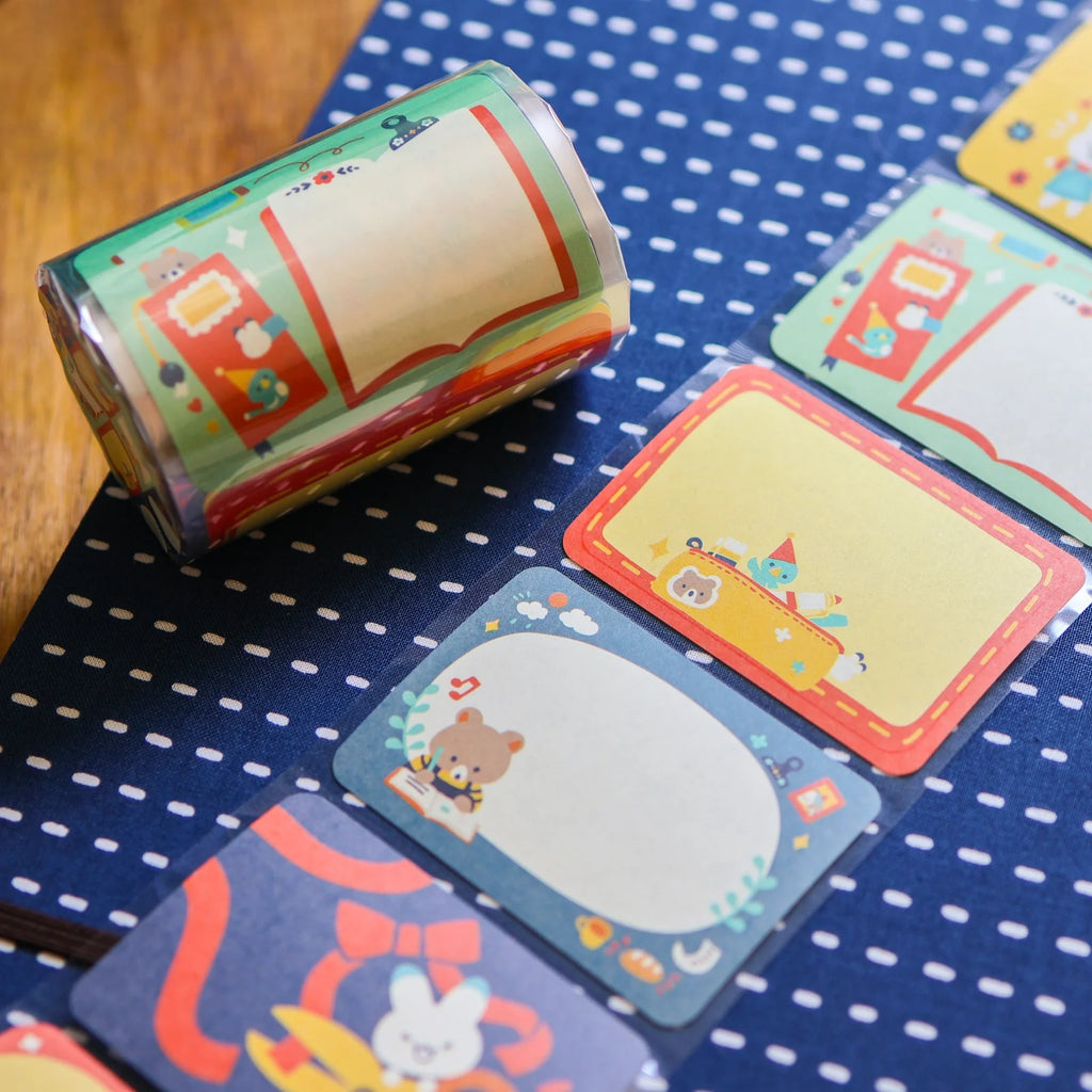 Journal and Craft Animals Paper Roll Labels