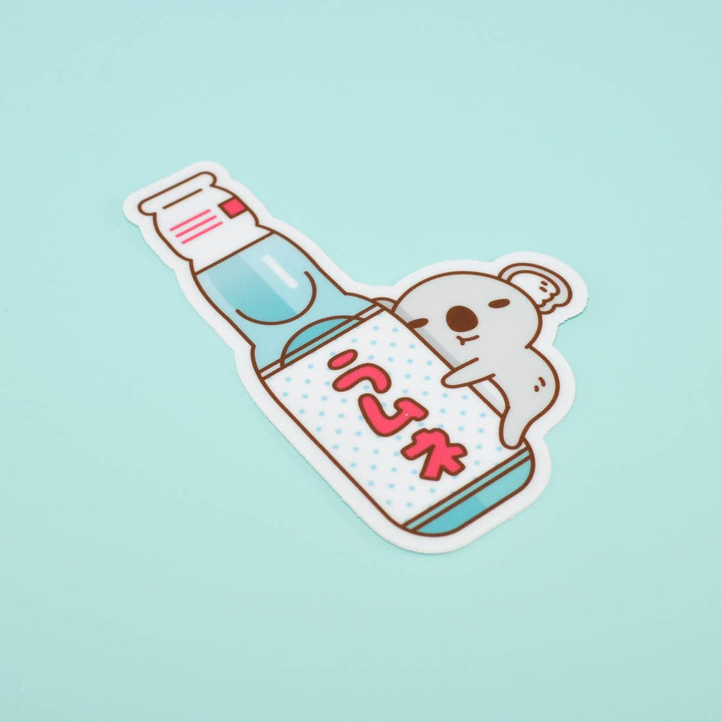 Koala and Ramune Vinyl Sticker