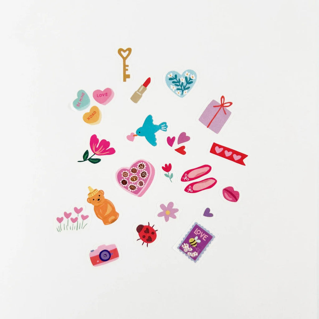 Love Jumble Washi Stickers