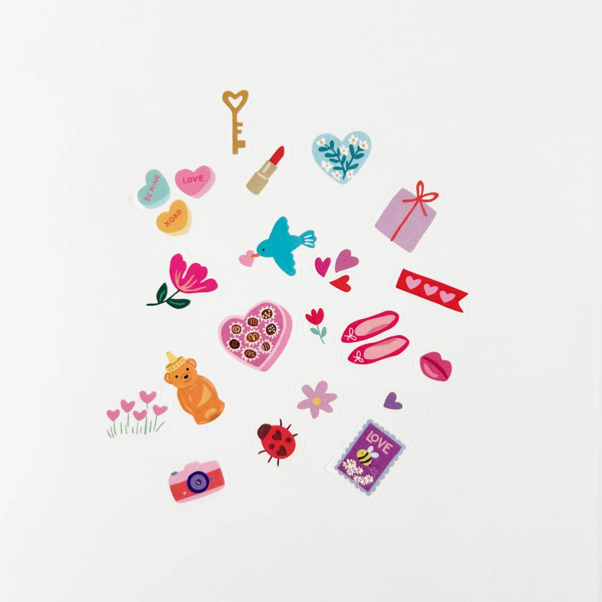 Love Jumble Washi Stickers