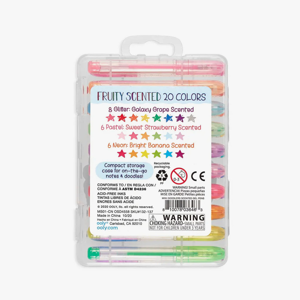 Mini Doodlers Fruity Scented Gel Pens