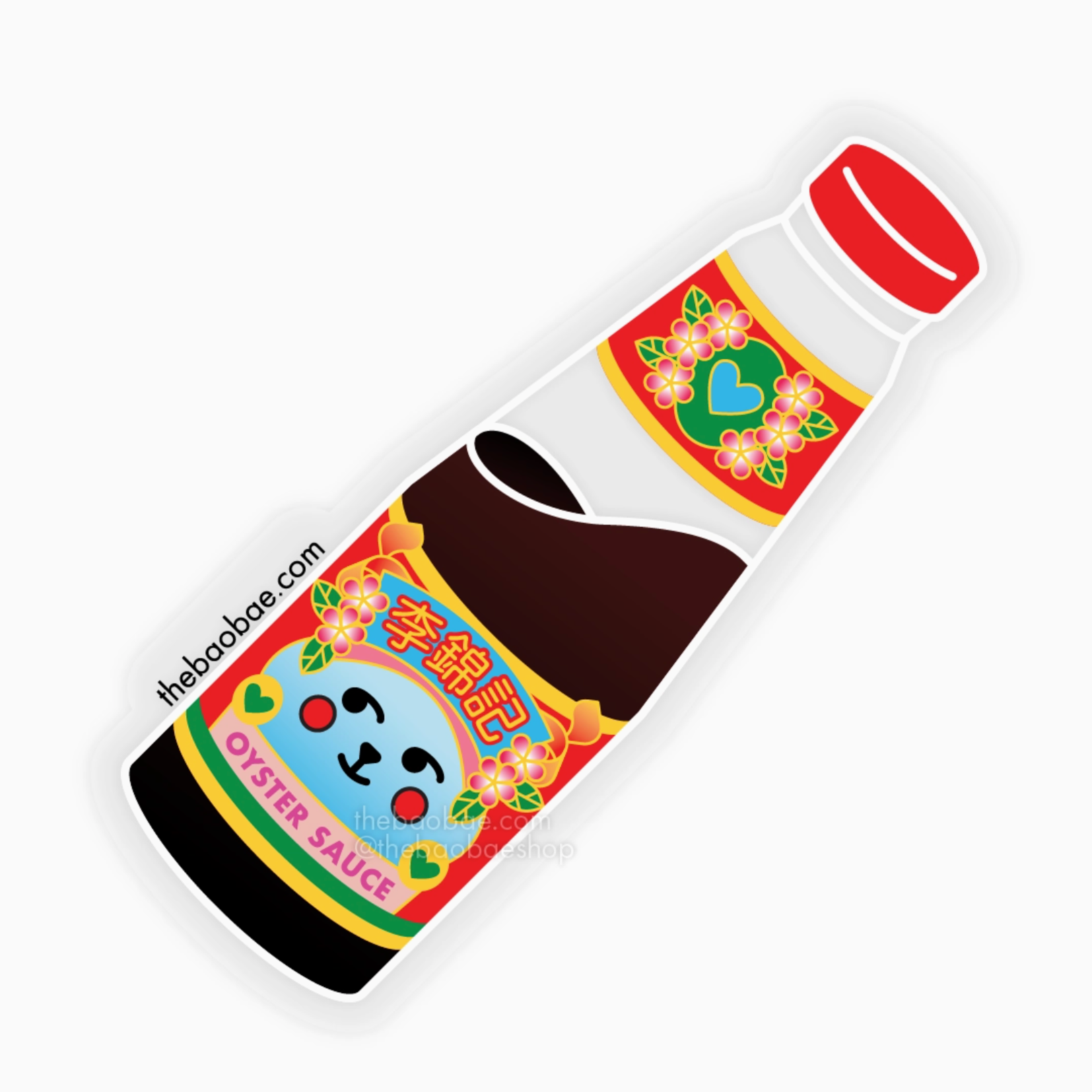 Oyster Sauce Clear Sticker
