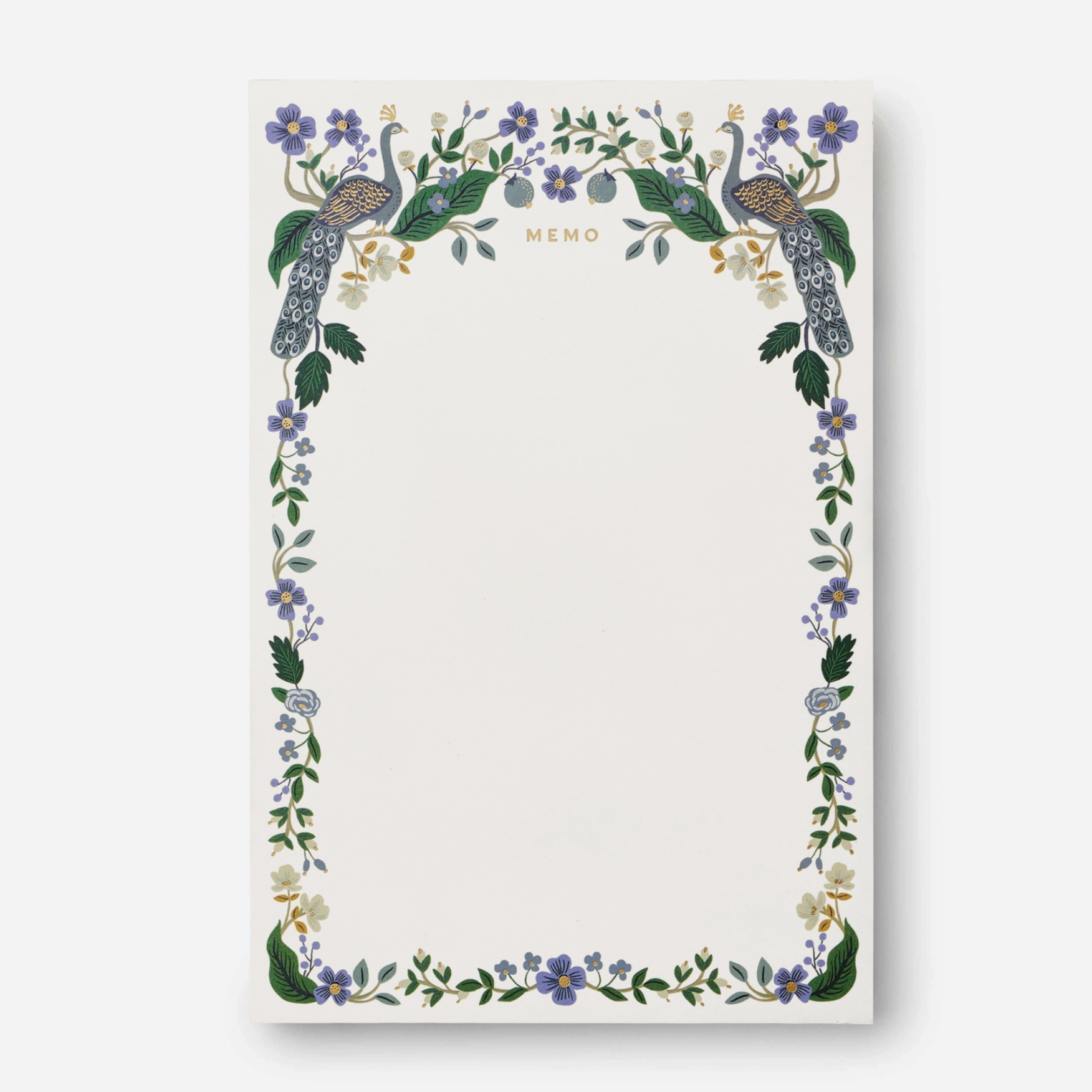 Peacock Memo Notepad
