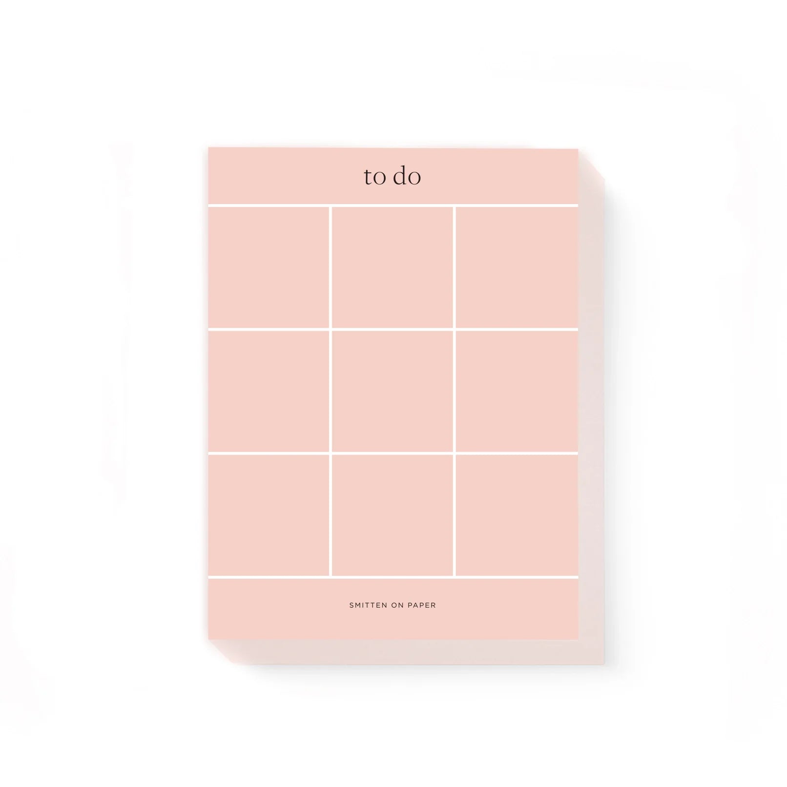 Peony Grid Chunky Notepad
