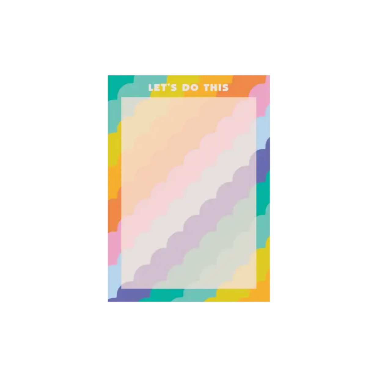 Rising Scallop Medium Notepad