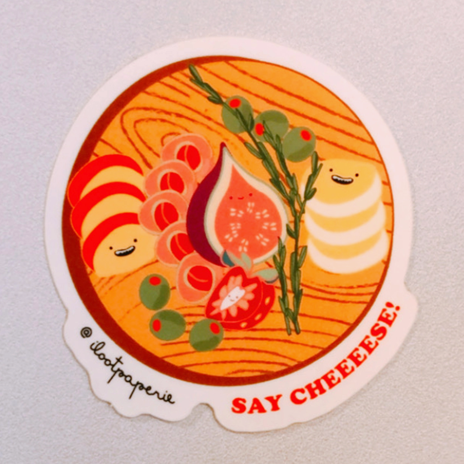 Say Cheese Charcuterie Sticker