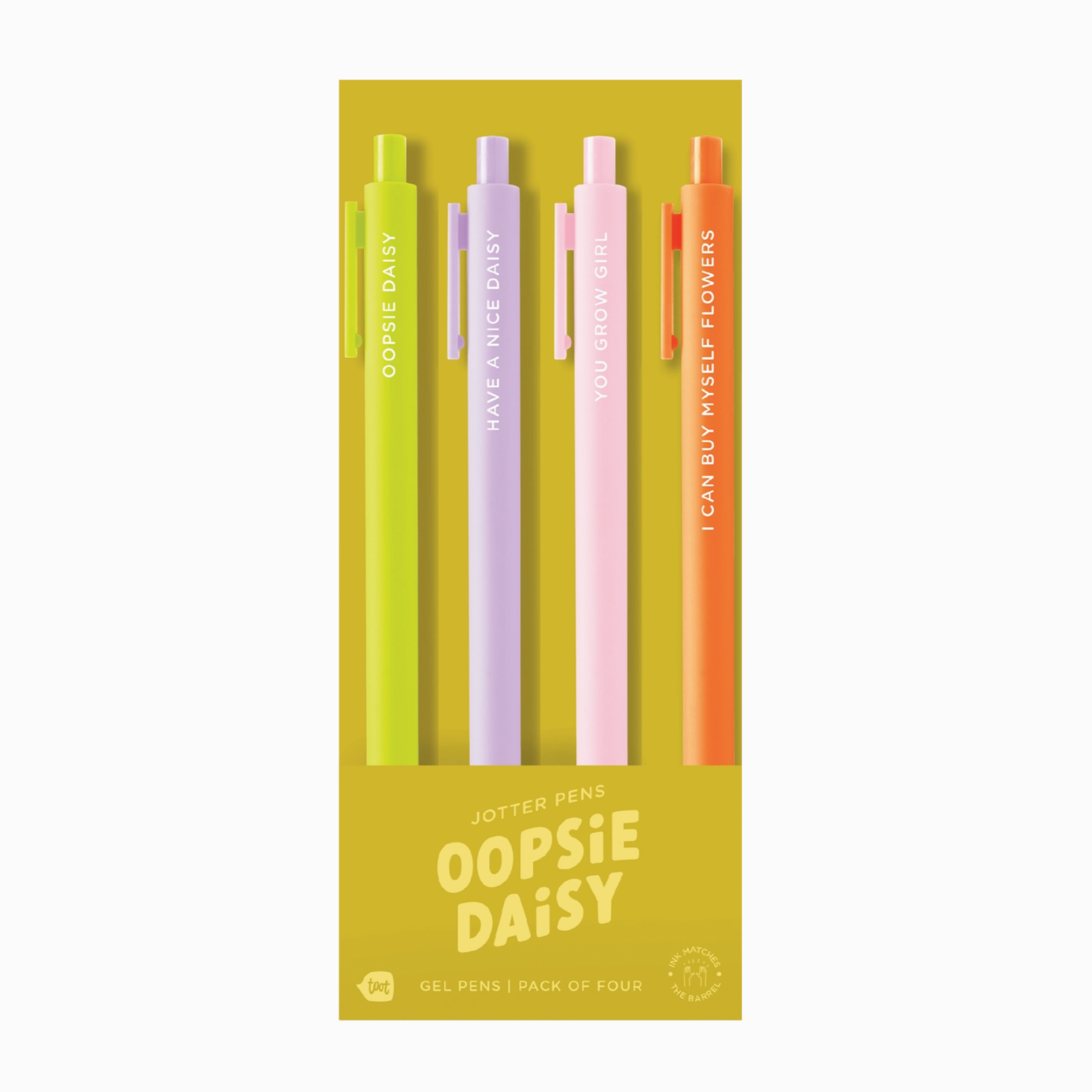 Jotter Pens Oopsie Daisy - 4 pack