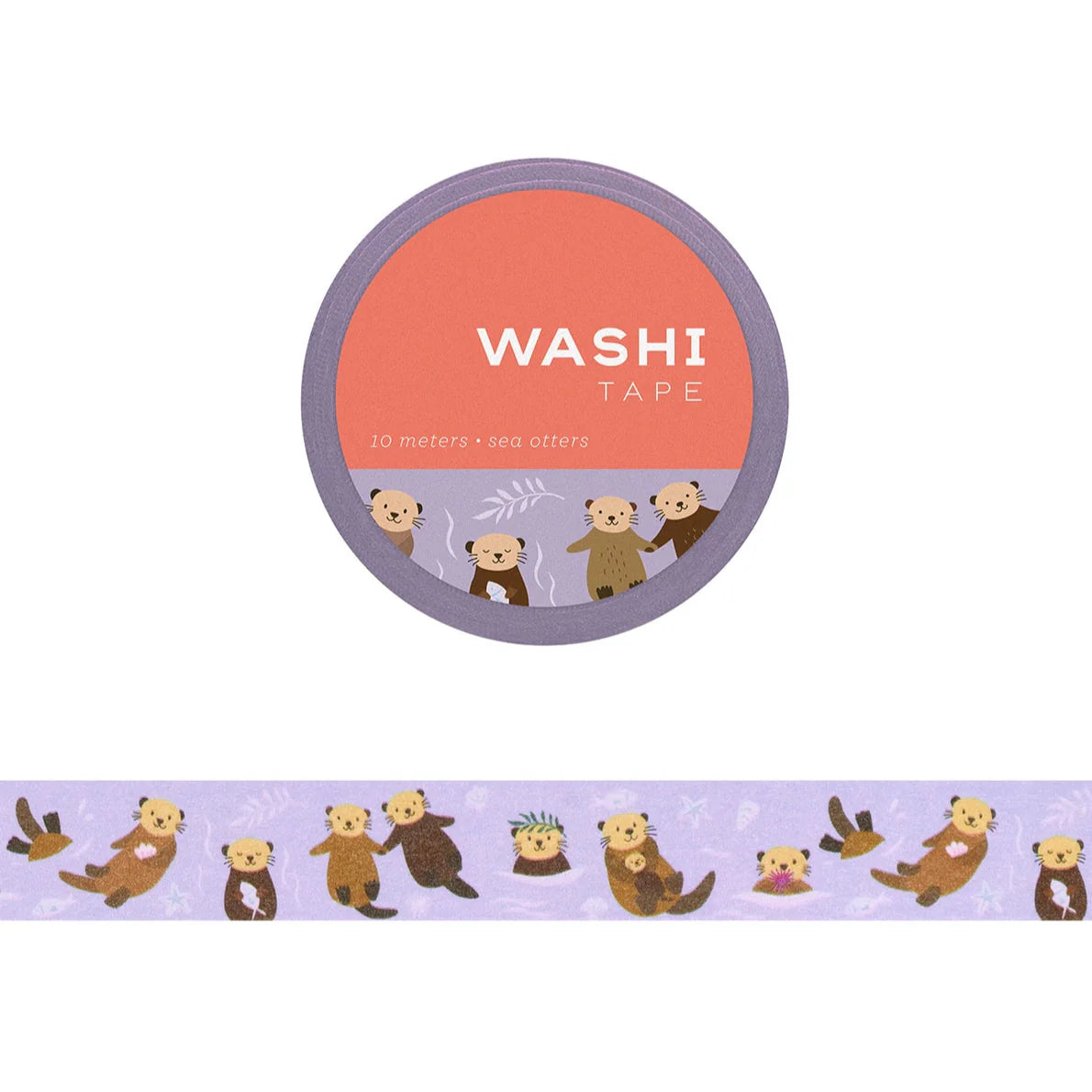 Sea Otters Washi Tape