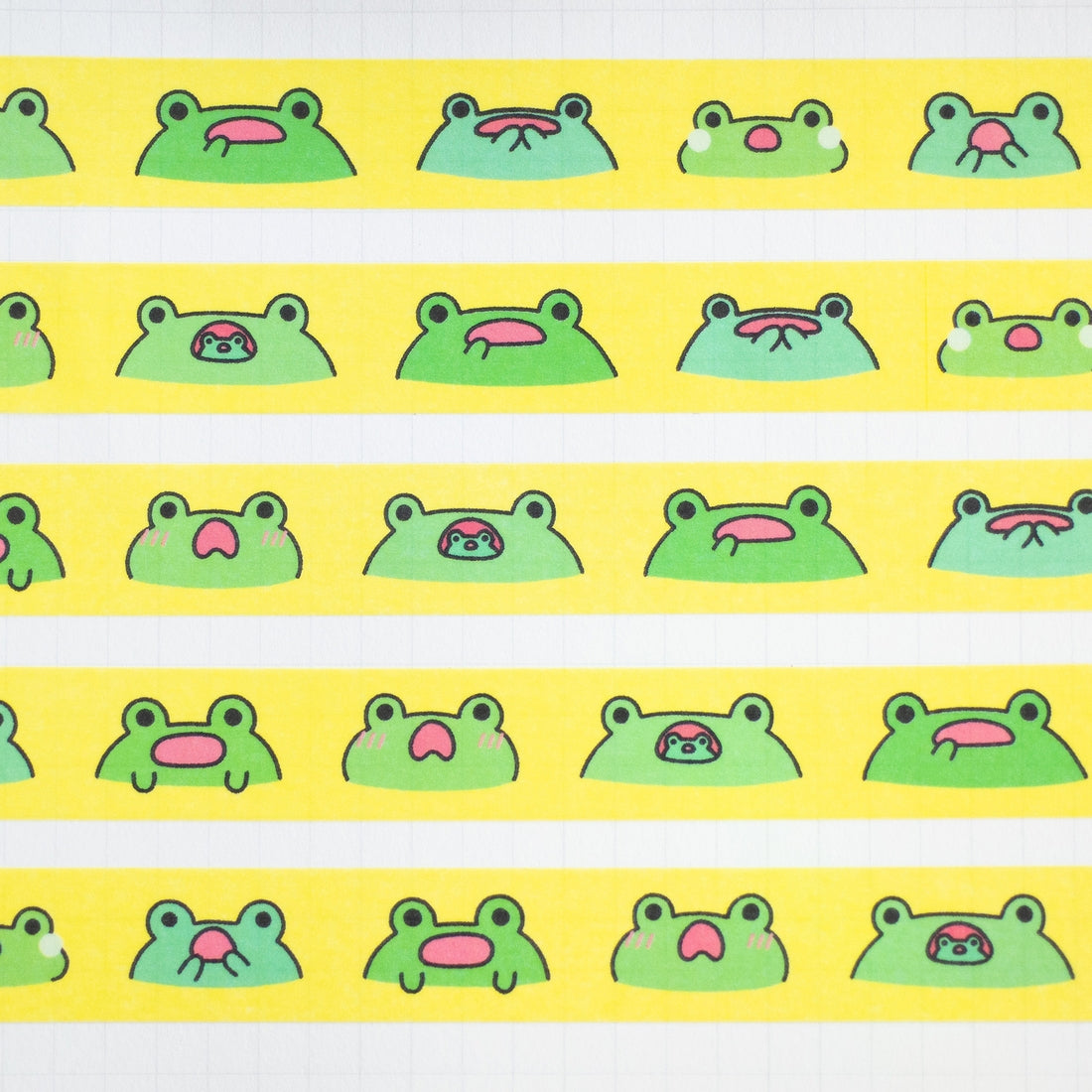 Shocked! Frogs Washi Tape