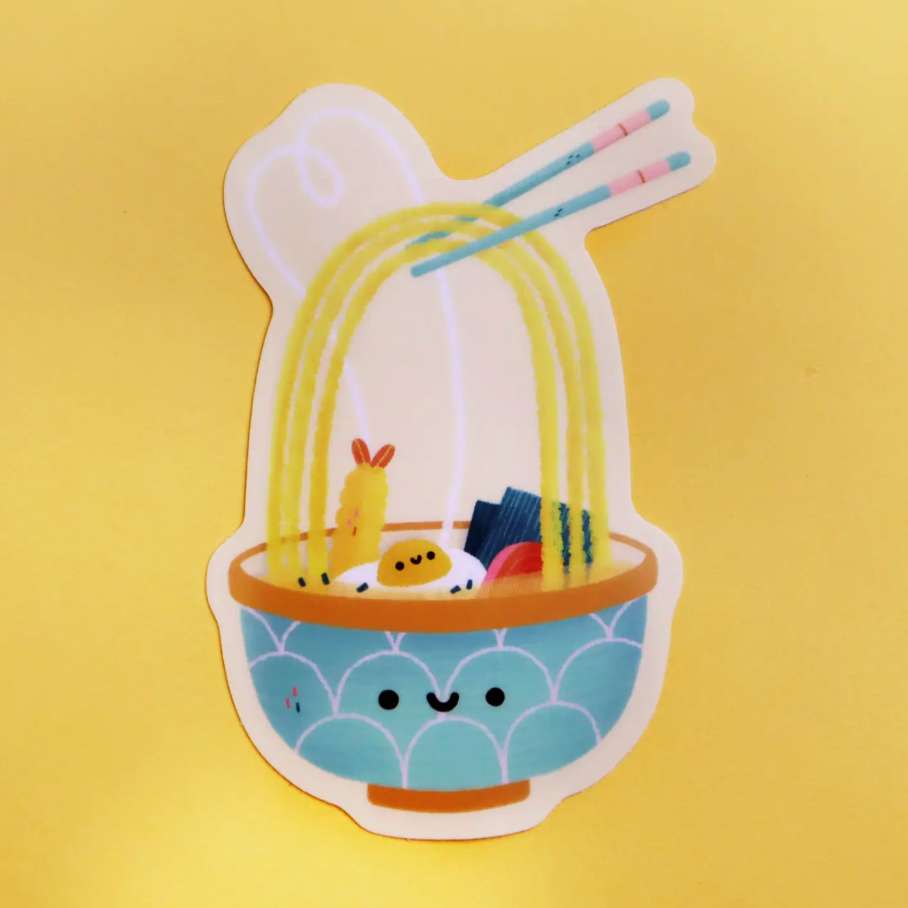 Smiley Ramen Sticker