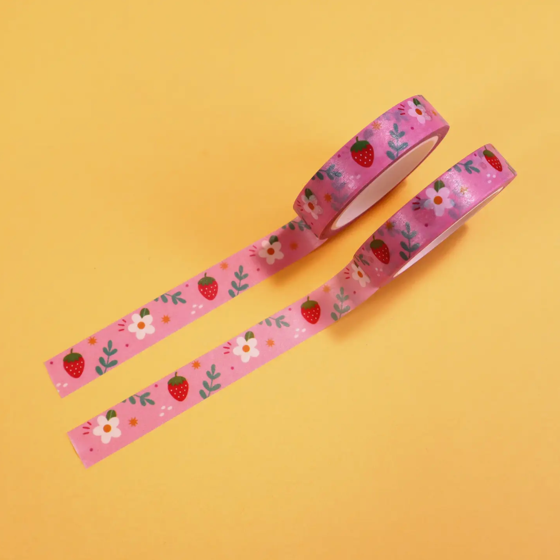 Strawberry Daisies Washi Tape