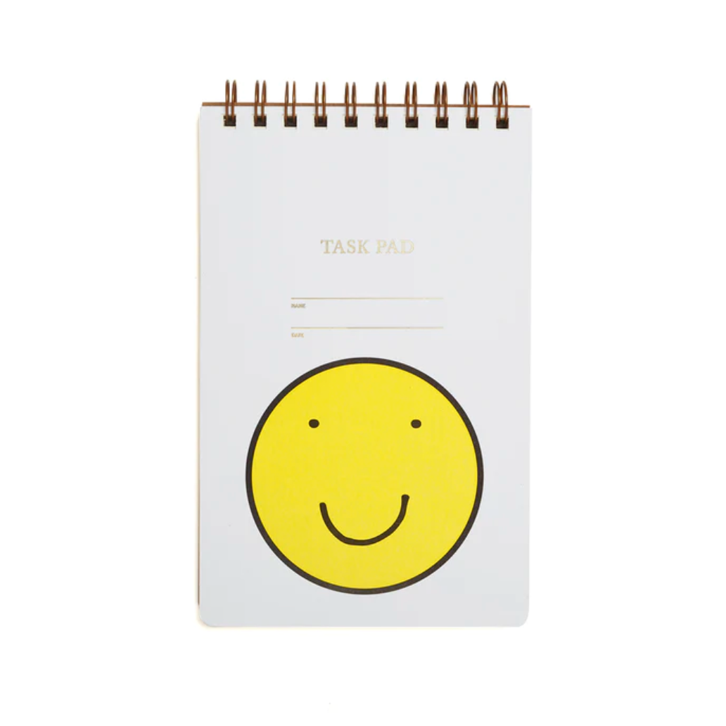 Task Pad Notebook - Smiley Face