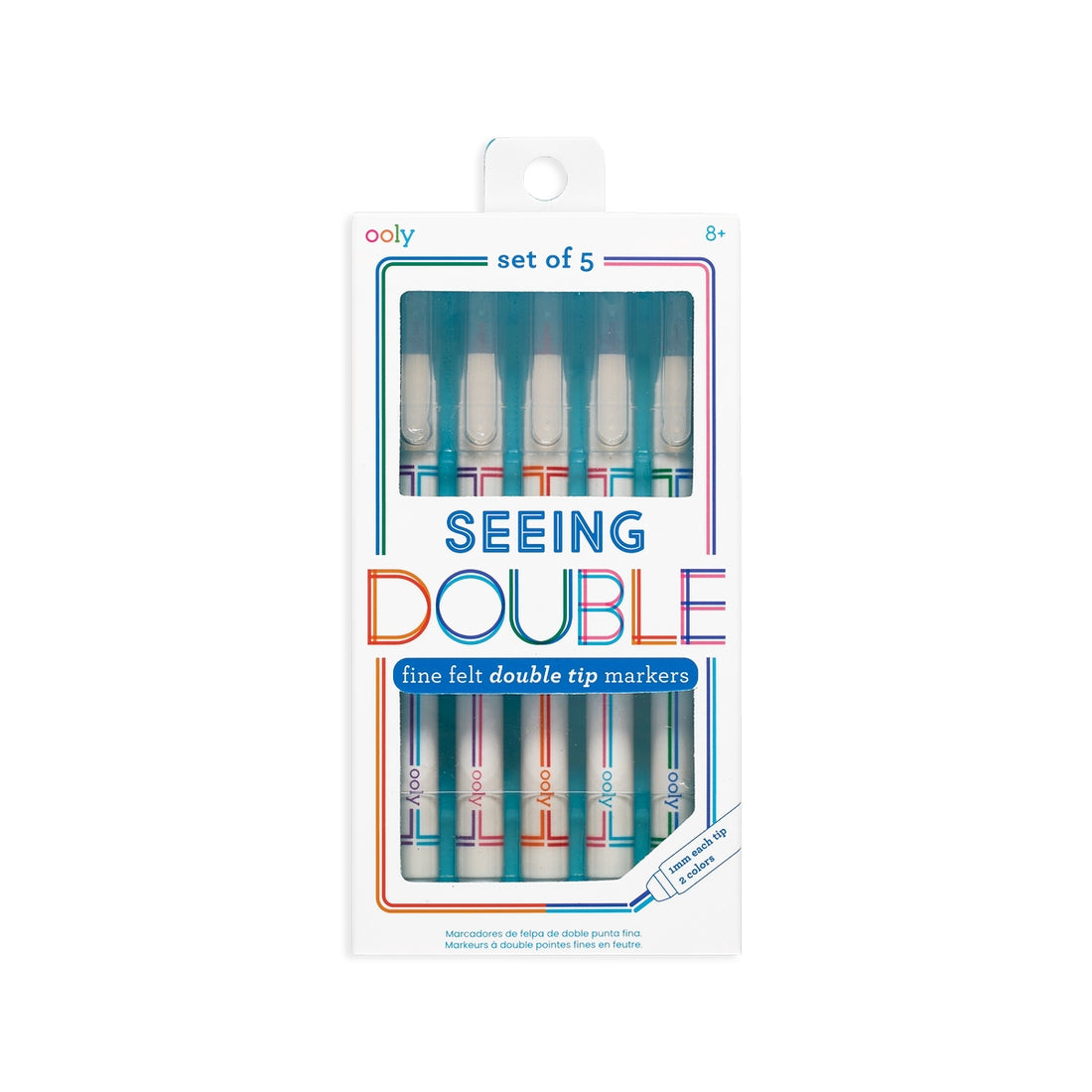 Double Tip Fine Felt Markers