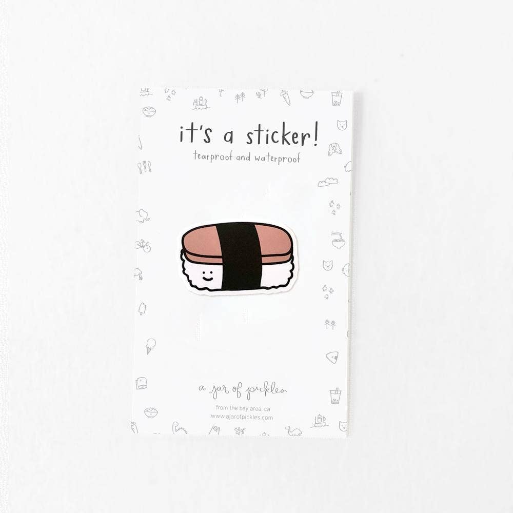 Spam Musubi Vinyl Sticker