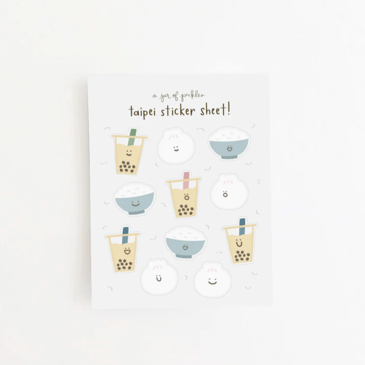 Taipei Sticker Sheet